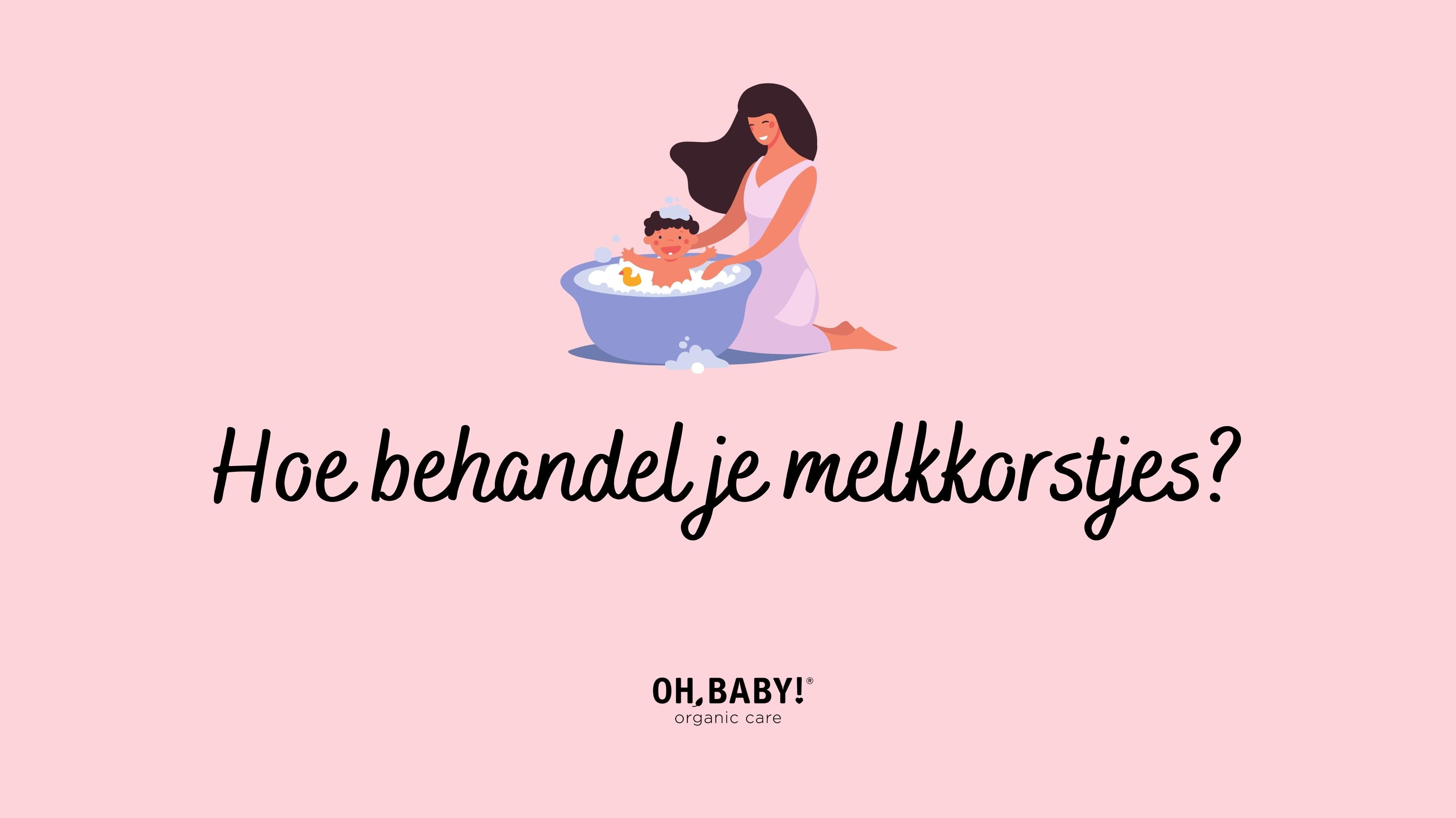 Mijn baby heeft last van melkkorstjes, wat nu?