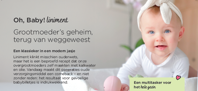 Oh, Baby! Liniment in het tijdschrift voor Vroedvrouwen  