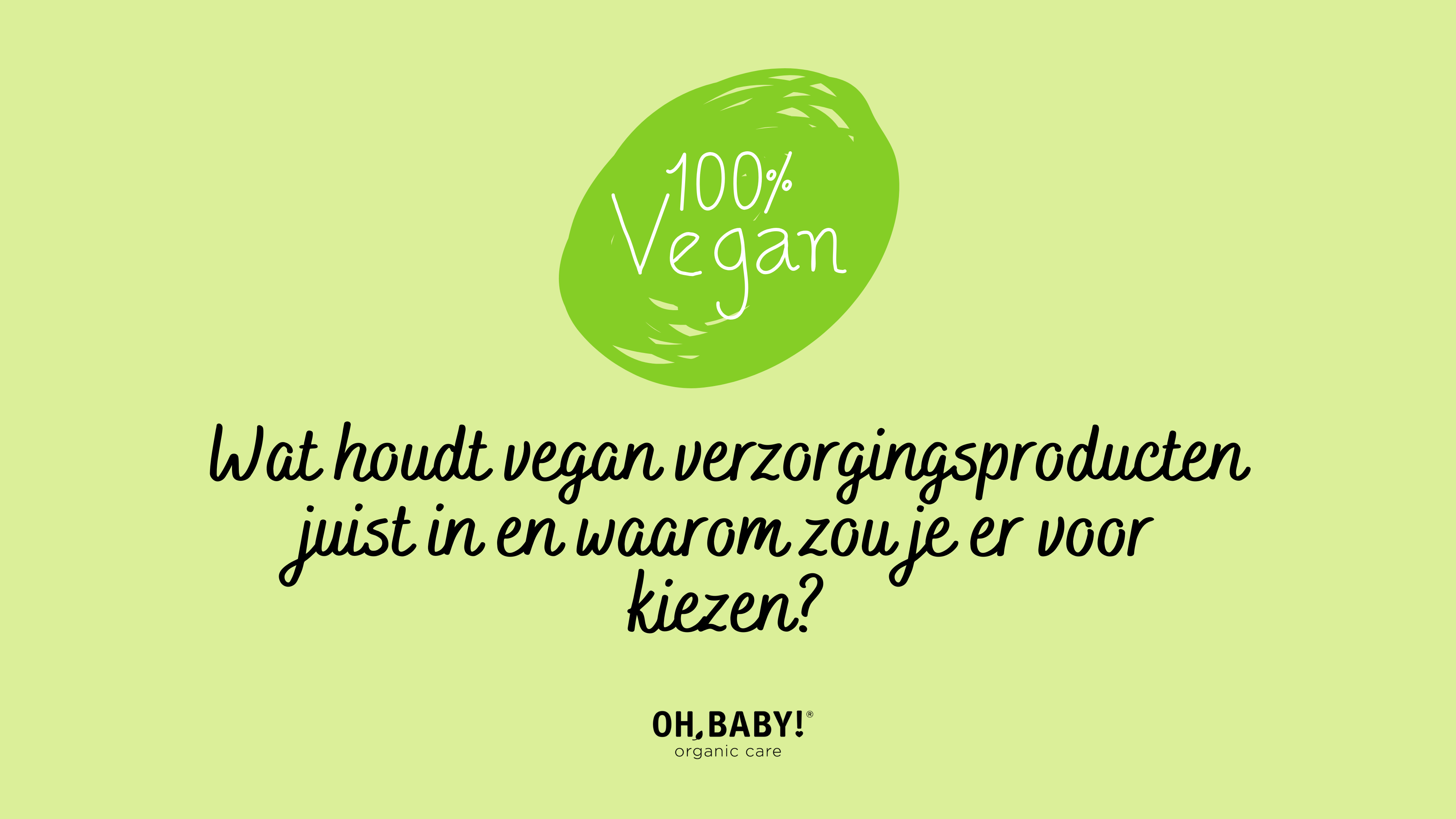 Waarom kiezen voor vegan verzorgingsproducten voor kinderen?