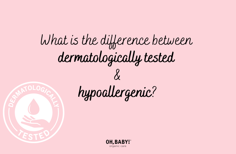 What is the difference between dermatologically tested & hypoallergenic?